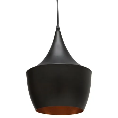 Gillard Pendant - Matte Black/Gold