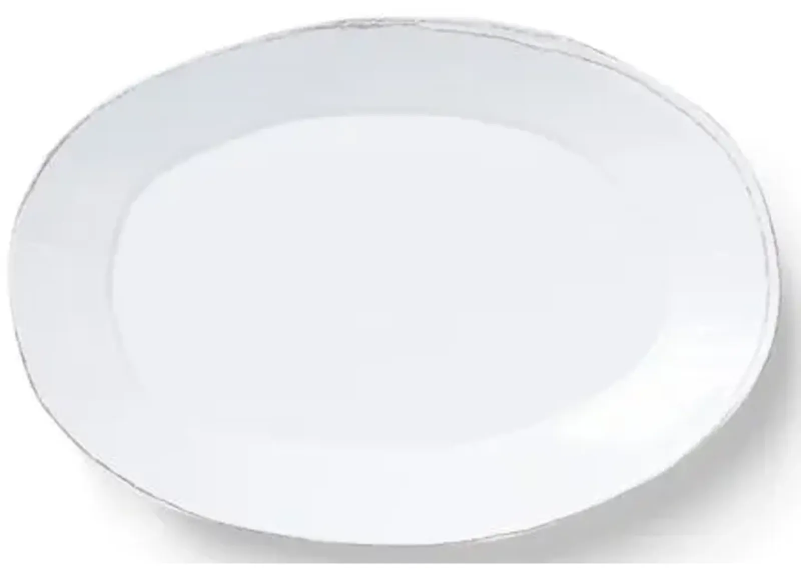 Lastra Melamine Platter - White - VIETRI - Handcrafted