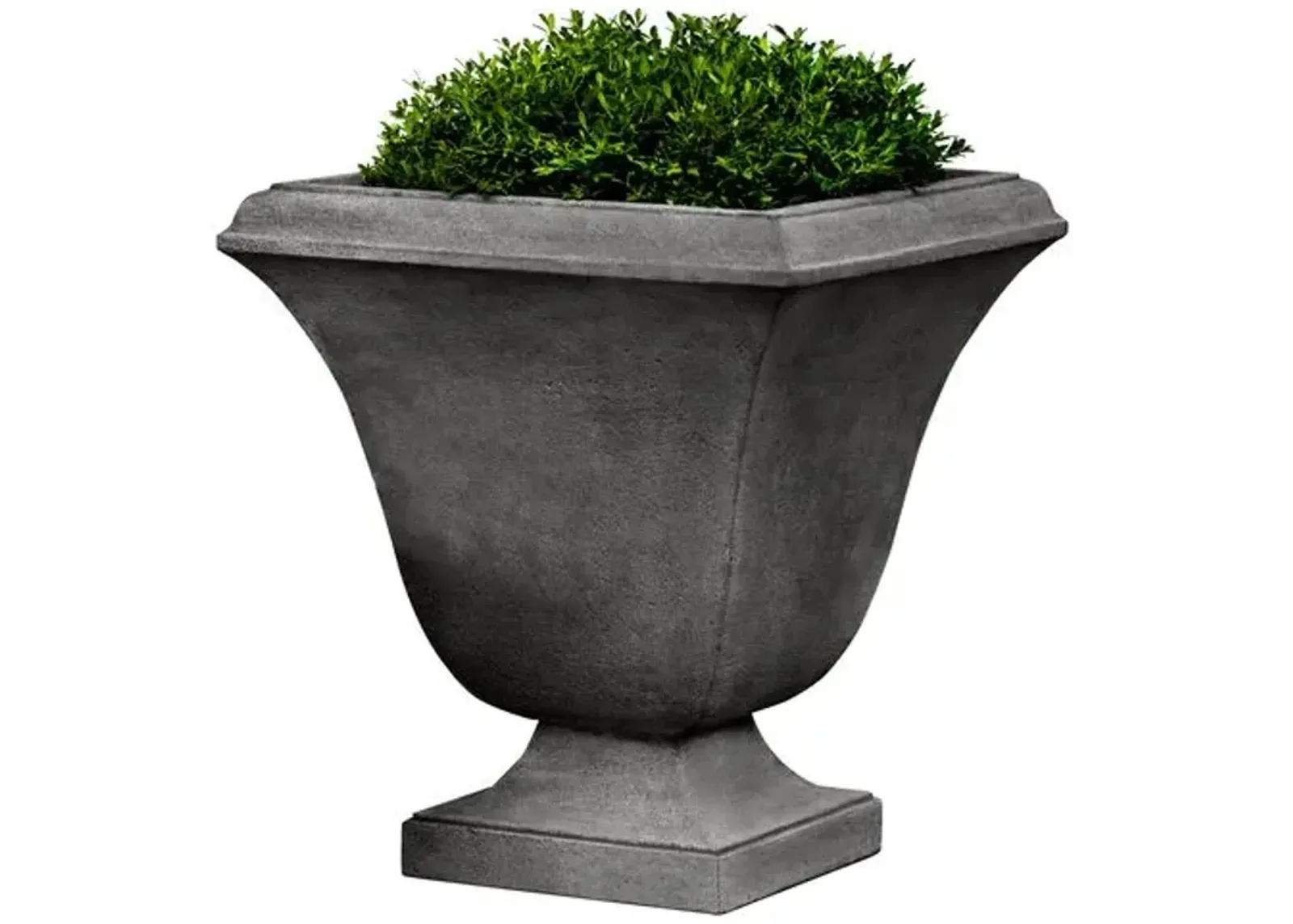 Large Trowbridge Outdoor Urn - Alpine Stone - Campania International - Gray