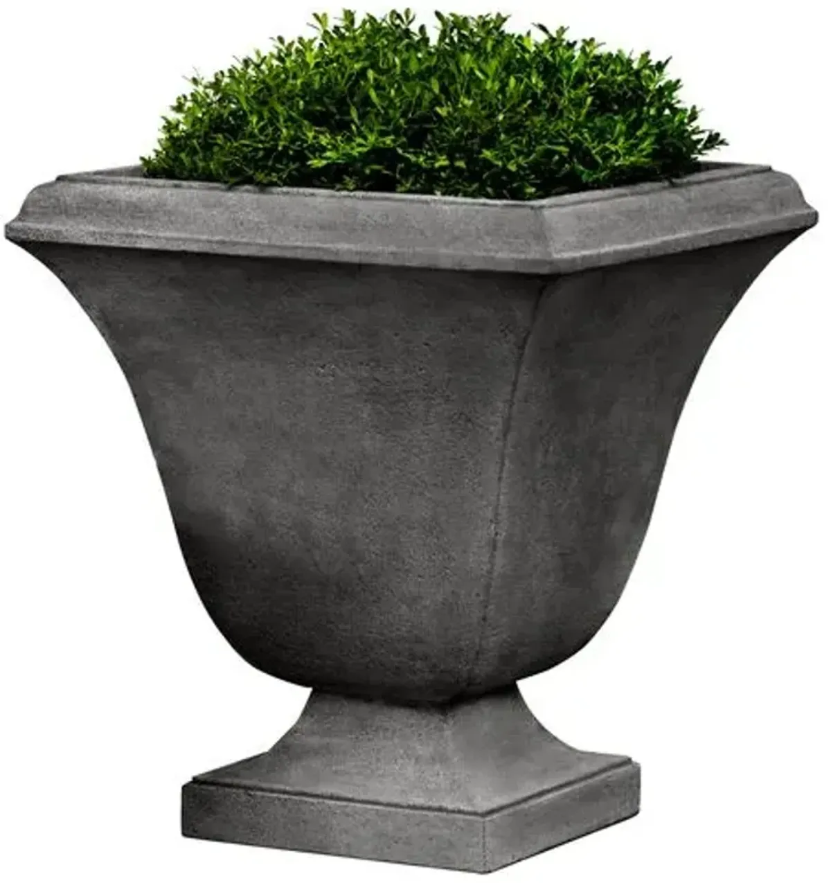 Large Trowbridge Outdoor Urn - Alpine Stone - Campania International - Gray