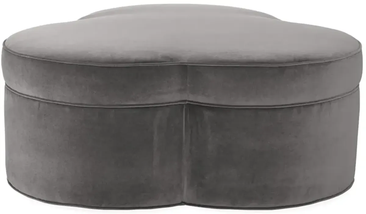 Portsmouth Upholstered Ottoman, Velvet