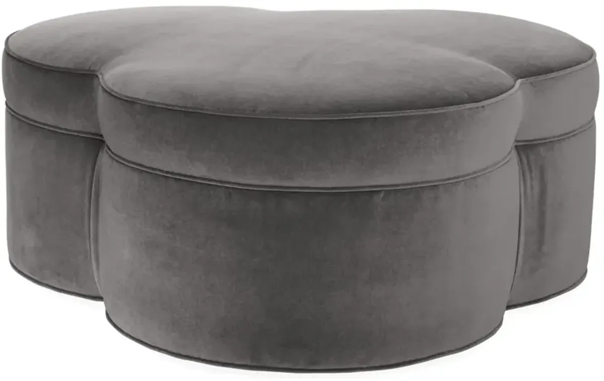 Portsmouth Upholstered Ottoman, Velvet