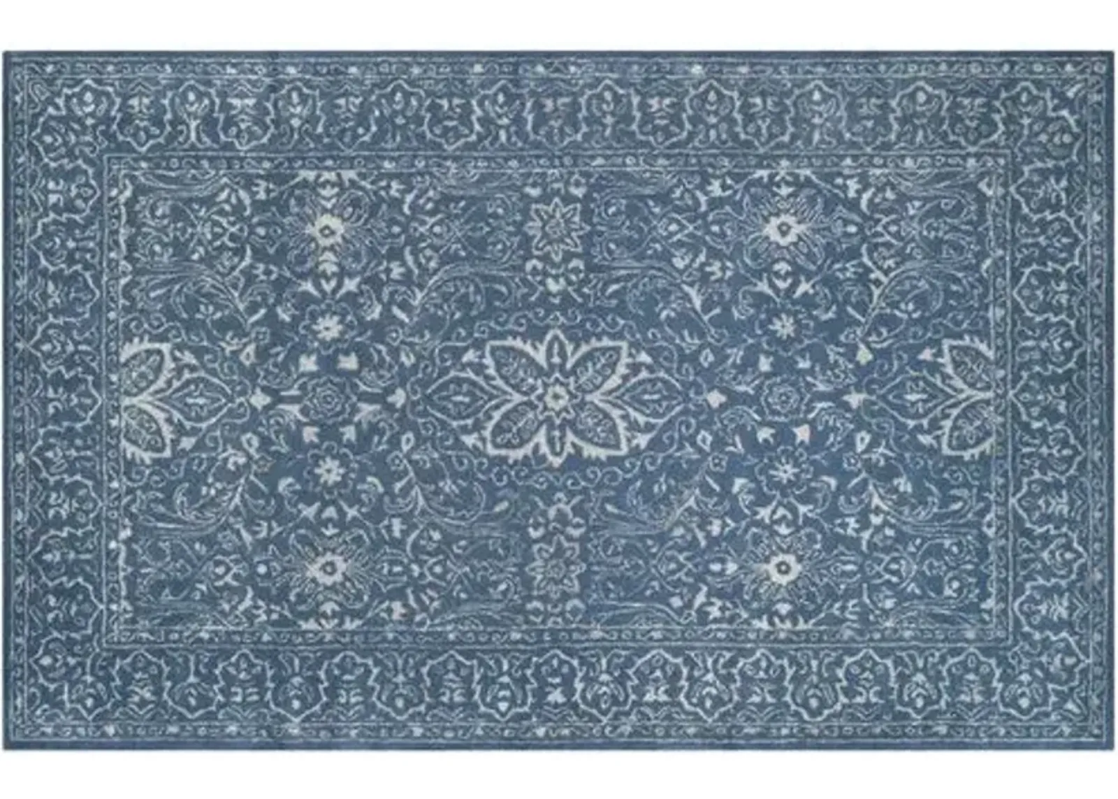 Welliver Rug - Blue/Ivory - Blue