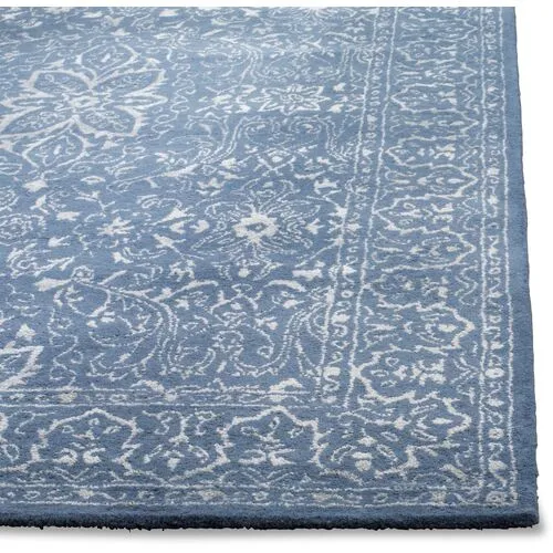 Welliver Rug - Blue/Ivory - Blue