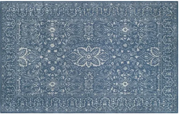 Welliver Rug - Blue/Ivory - Blue