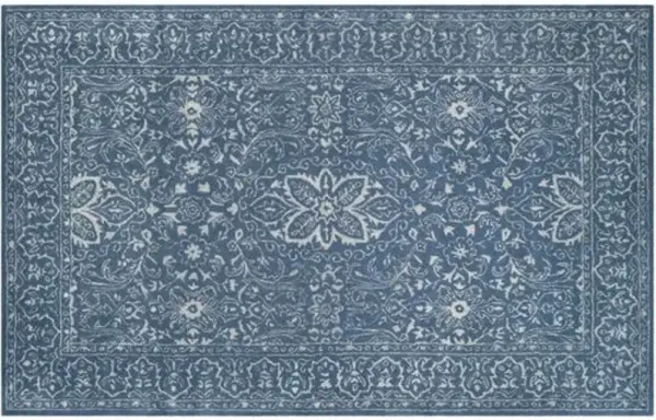 Welliver Rug - Blue/Ivory - Blue