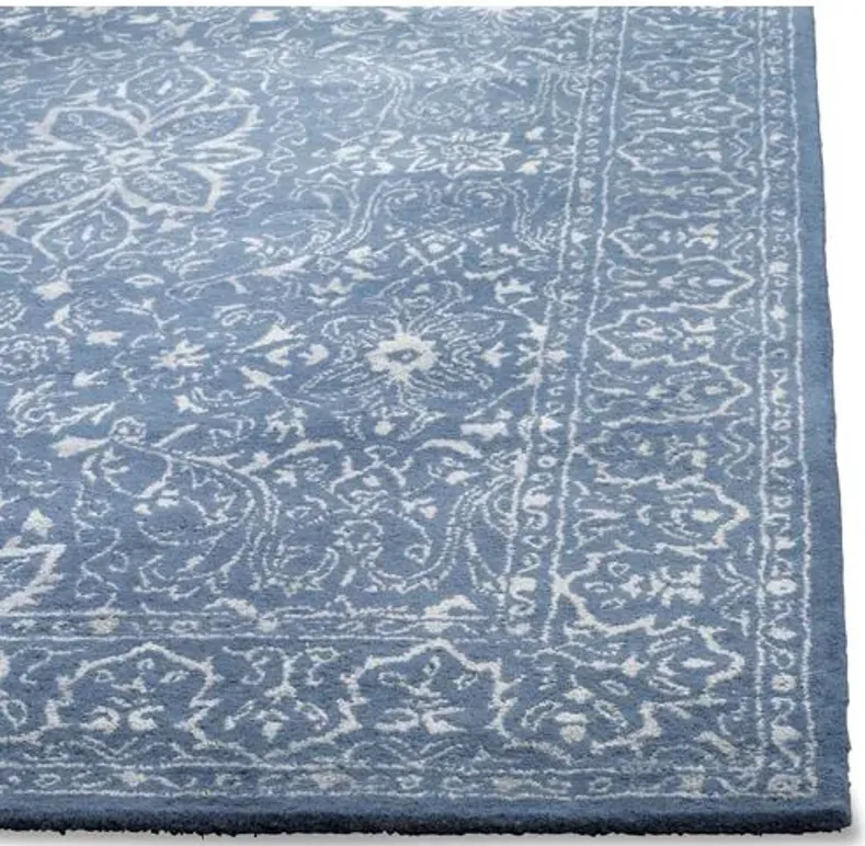 Welliver Rug - Blue/Ivory - Blue