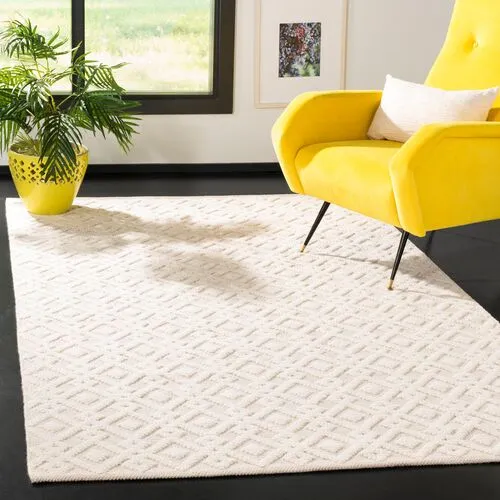 Bergl Rug - Ivory - Ivory