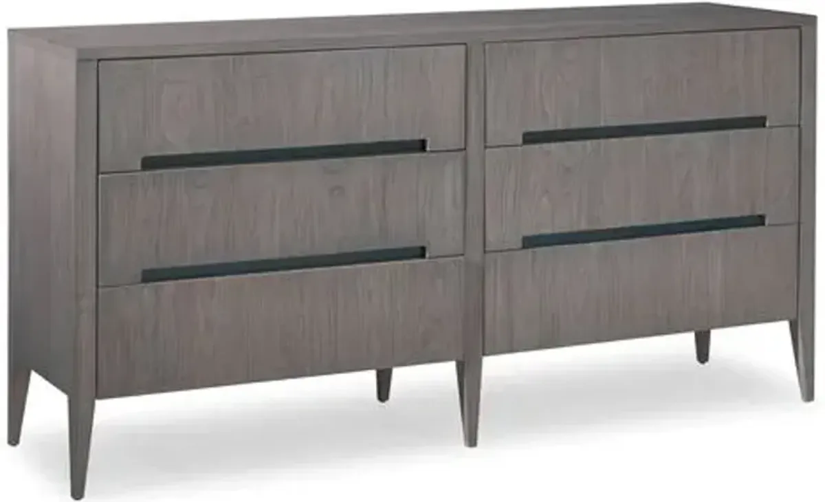 Palmer Mid-Century Modern Dresser - Driftwood - Brownstone Furniture - Gray