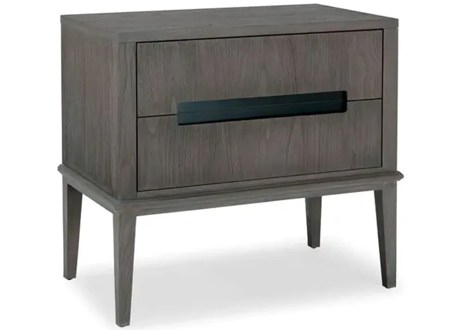 Palmer Mid-Century Modern Nightstand - Driftwood - Brownstone Furniture