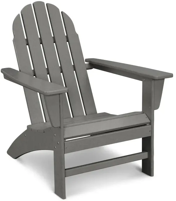 Vineyard Adirondack Chair, Slate Gray