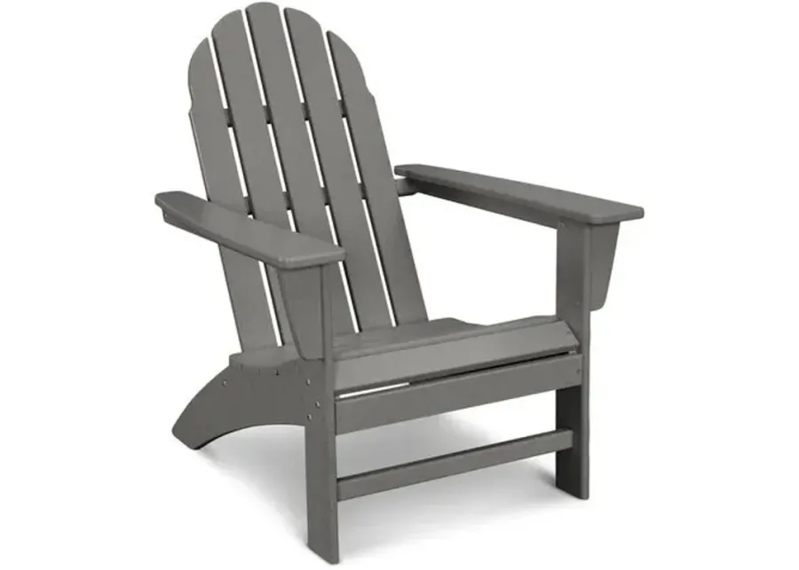 Vineyard Outdoor Adirondack Chair - Slate Gray