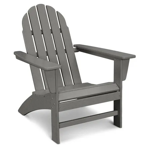 Vineyard Outdoor Adirondack Chair - Slate Gray