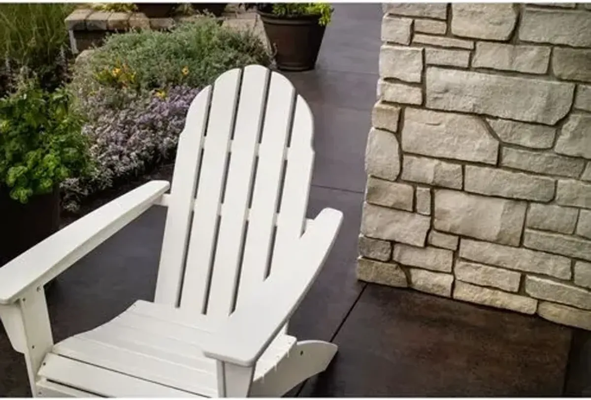 Vineyard Outdoor Adirondack Chair - White