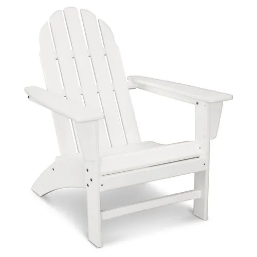 Vineyard Outdoor Adirondack Chair - White