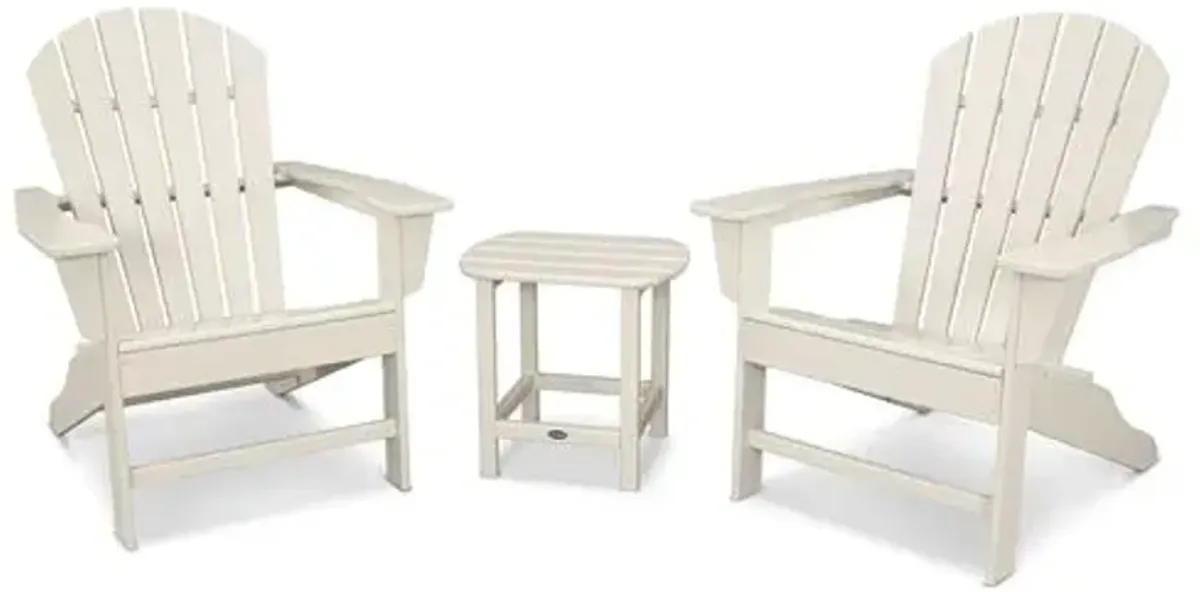 South Beach 3-Pc Adirondack Set - Sand - Beige