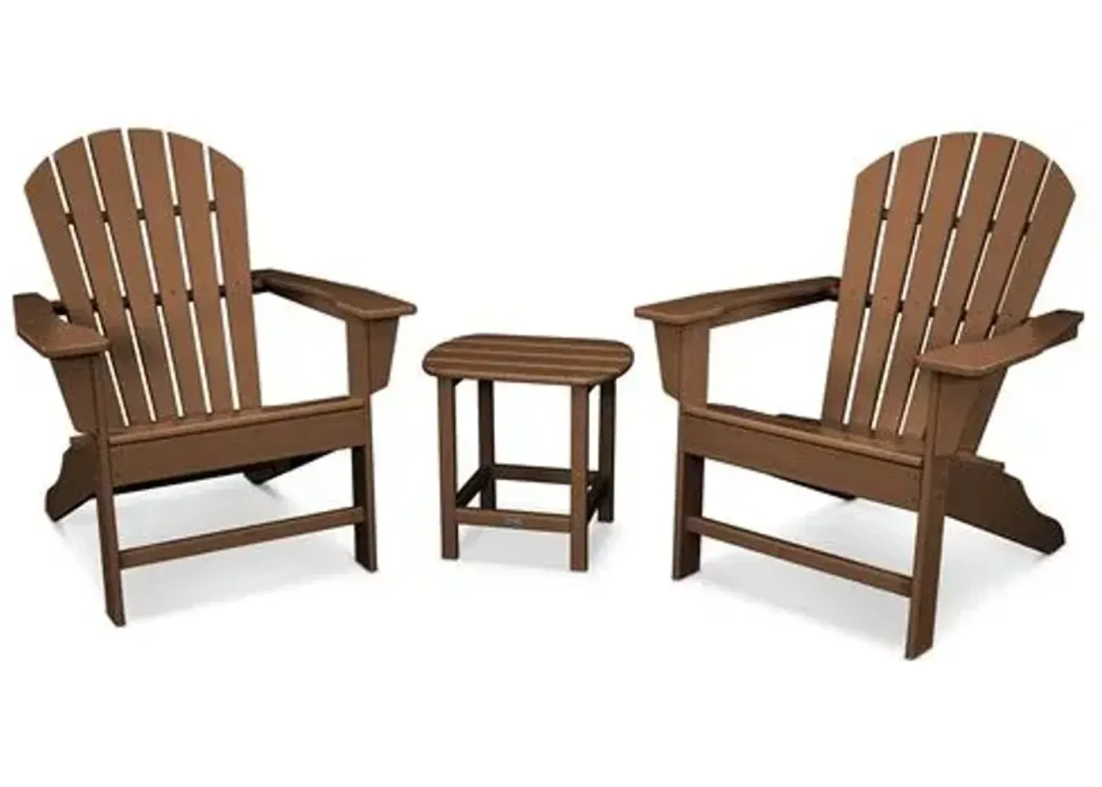 South Beach 3-Pc Adirondack Set - Espresso - Brown