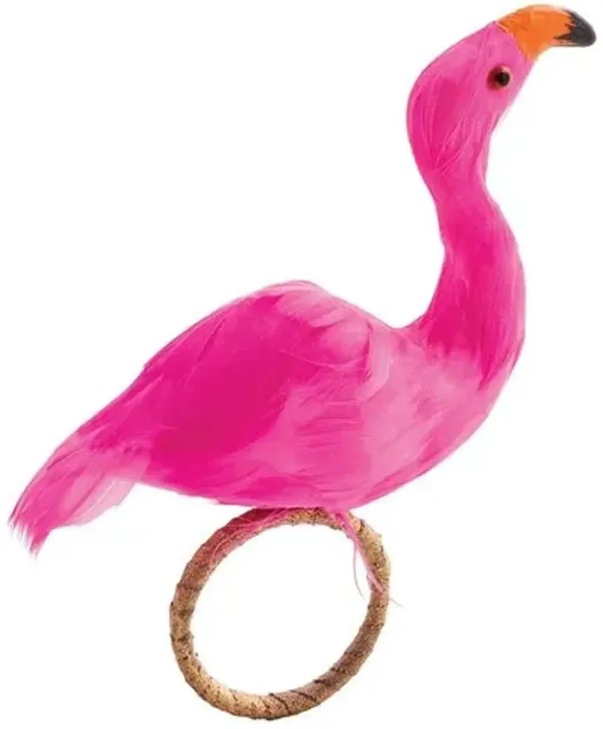 Set of 4 Flamingo Napkin Holders - Pink - Kim Seybert