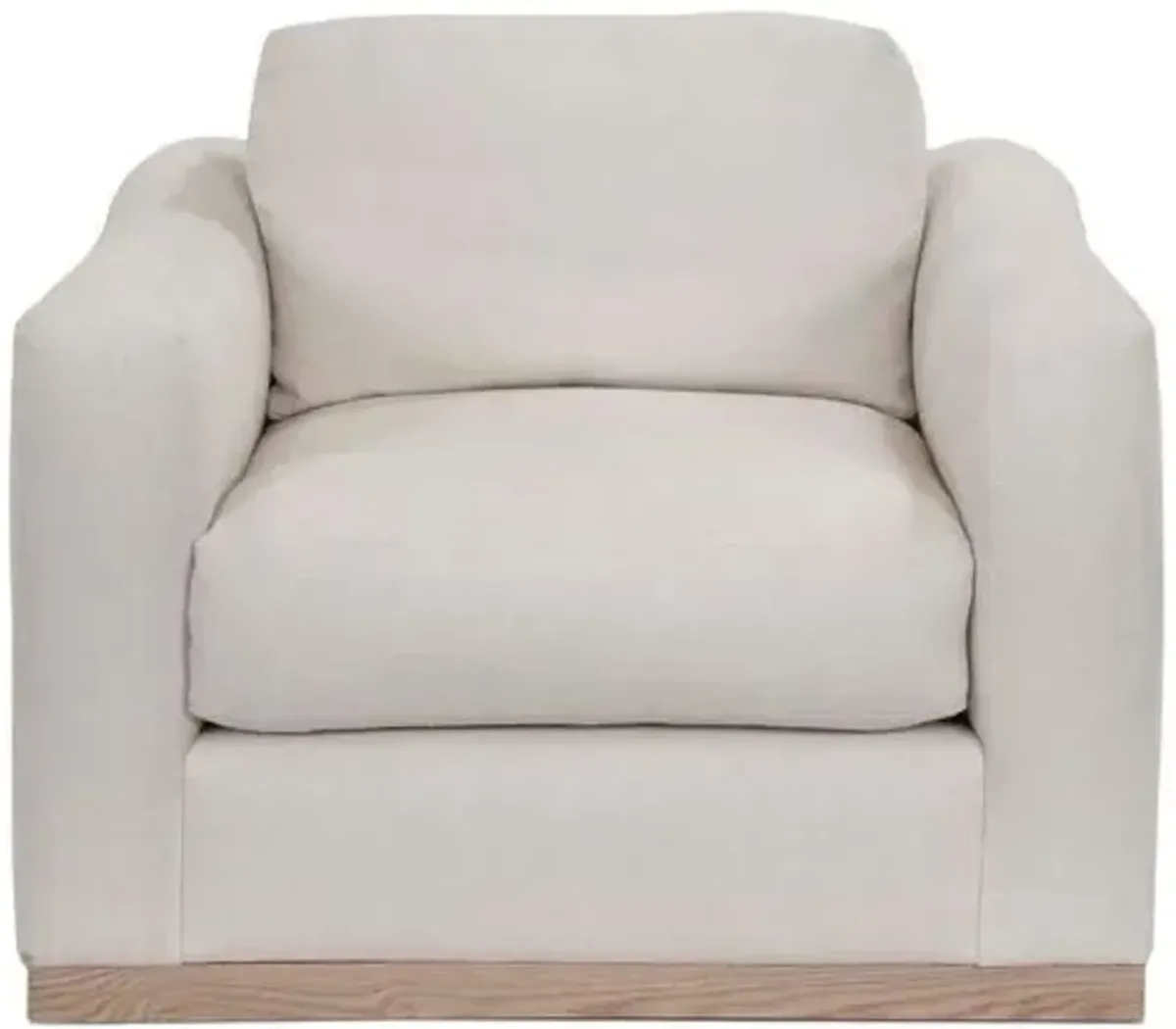 Wesley Club Chair - Ivory Linen - Community