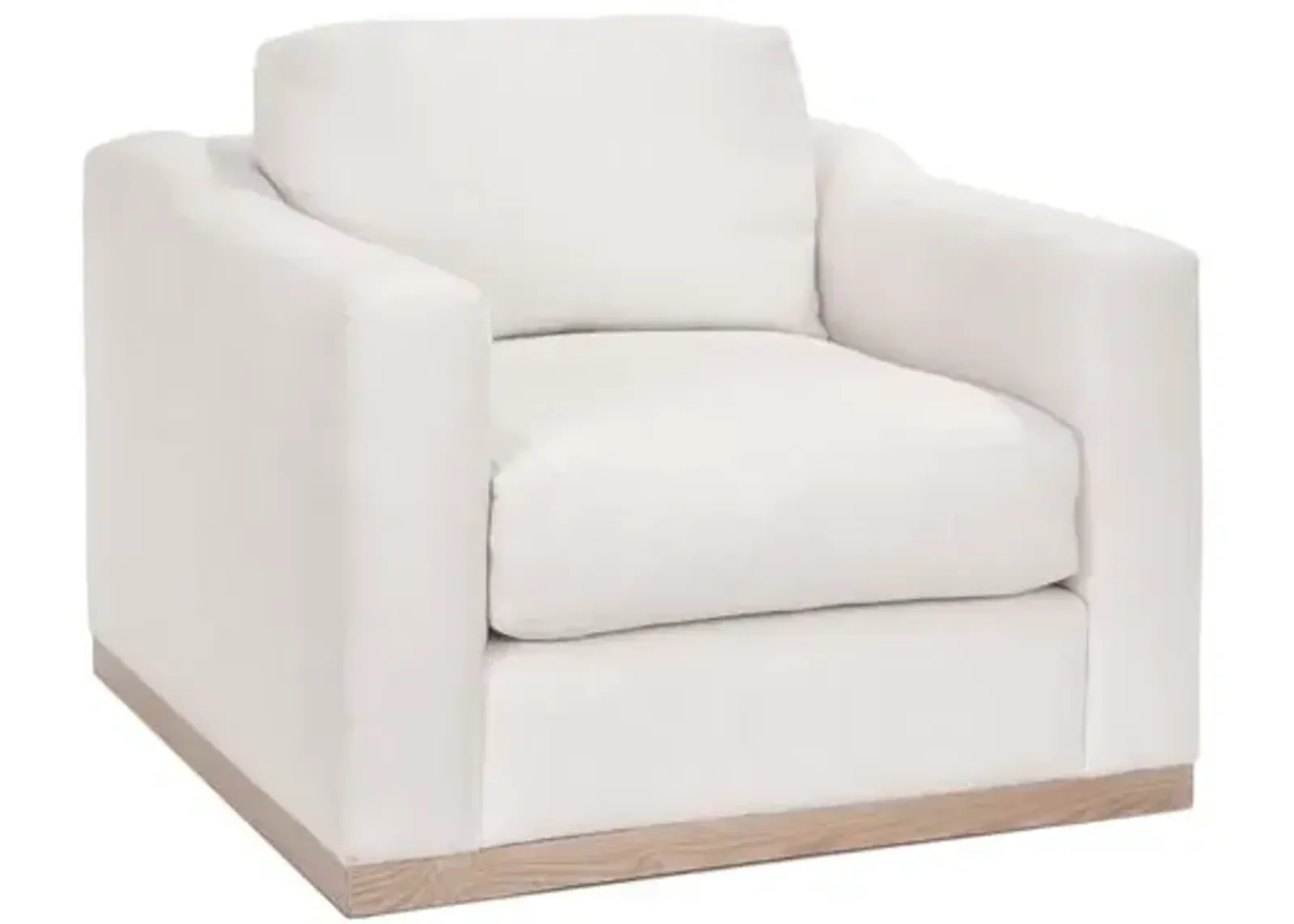 Wesley Club Chair - Ivory Linen - Community