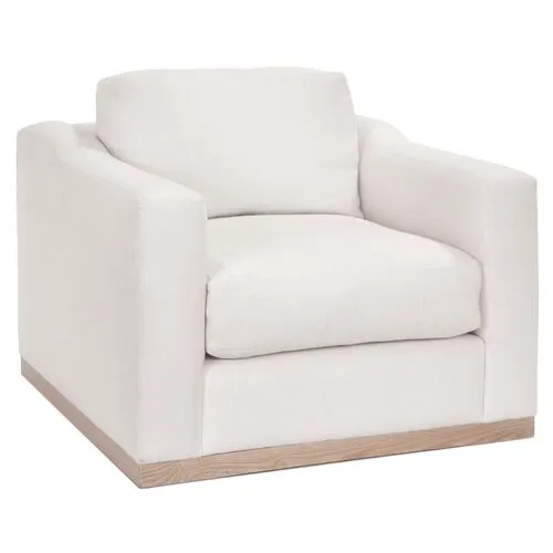 Wesley Club Chair - Ivory Linen - Community