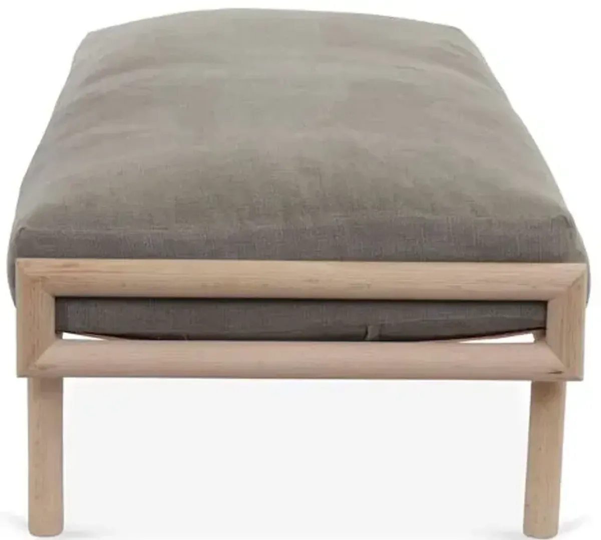 Vander Bench - Moss Linen - Community - Gray