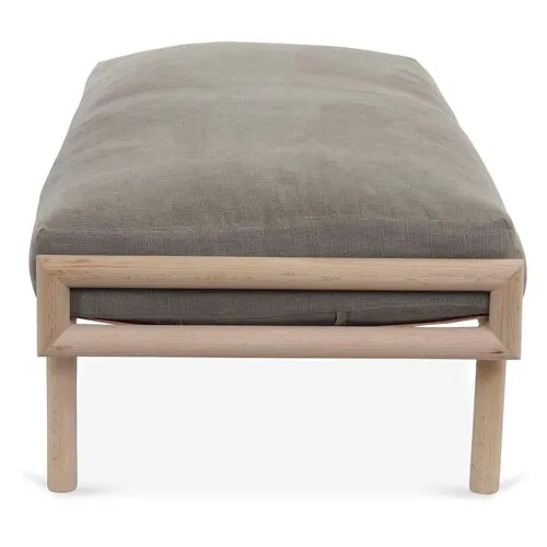 Vander Bench - Moss Linen - Community - Gray