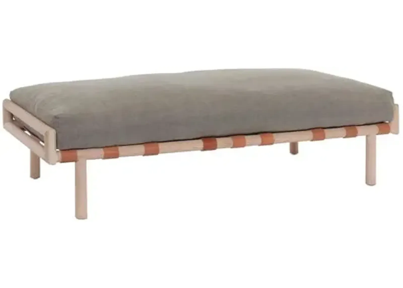 Vander Bench - Moss Linen - Community - Gray