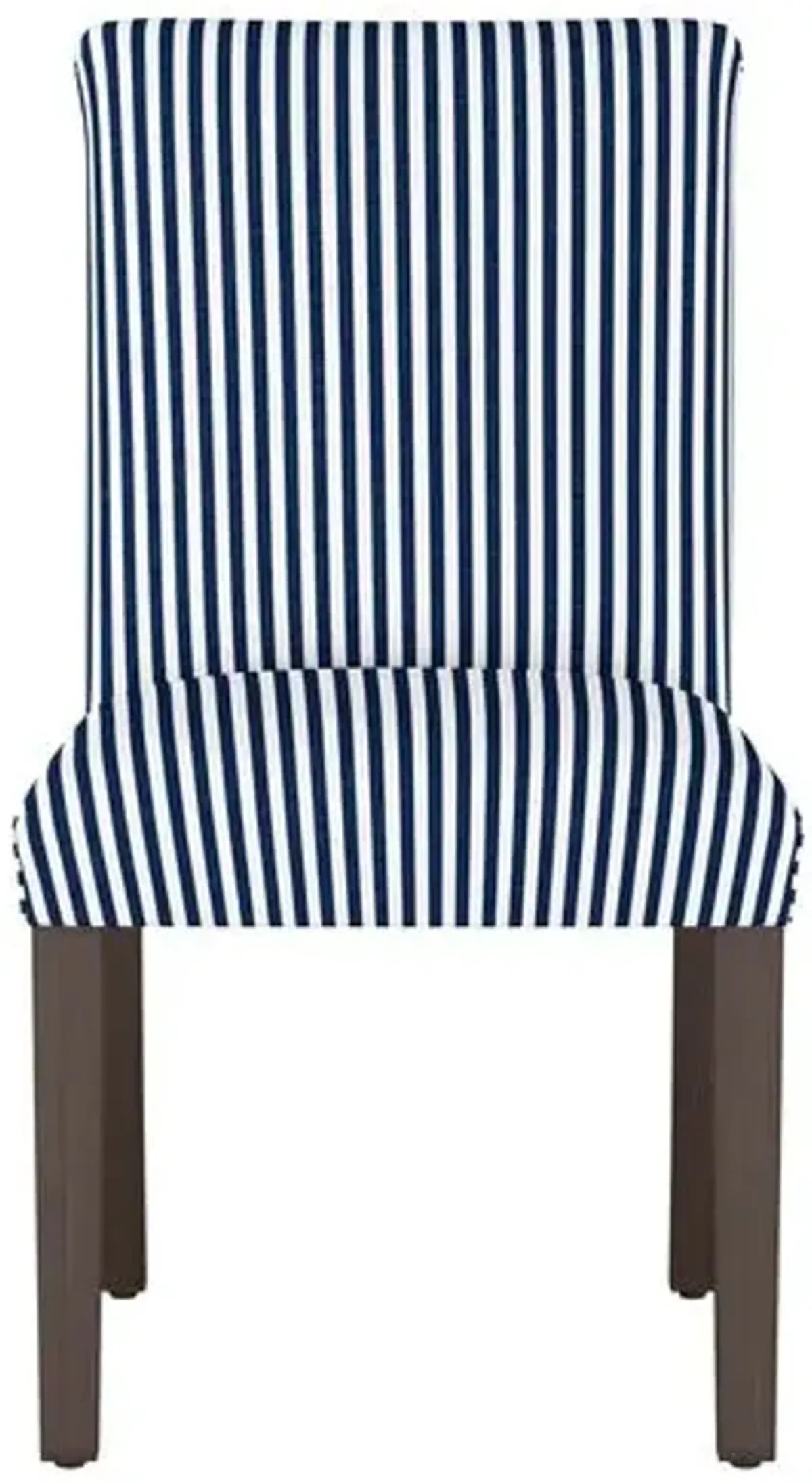 Shannon Side Chair - Stripe - Handcrafted - Blue