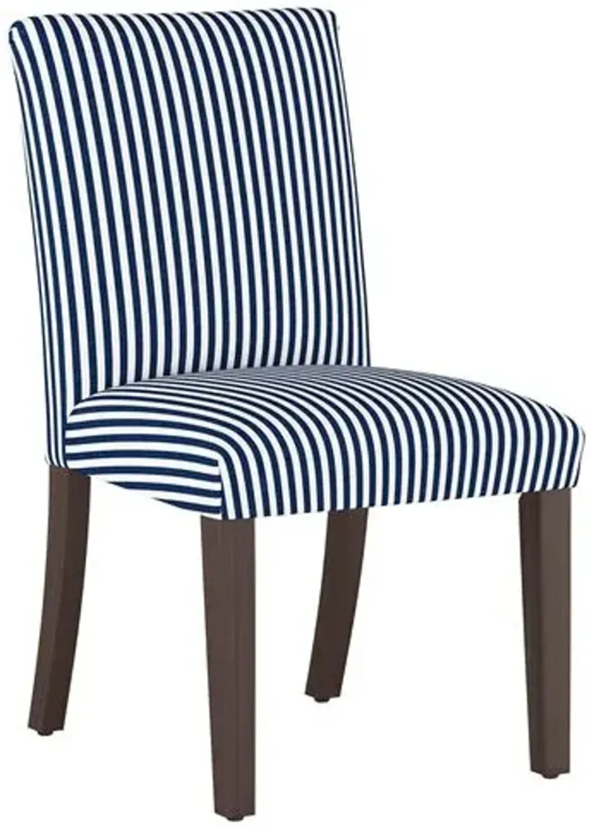 Shannon Side Chair - Stripe - Handcrafted - Blue