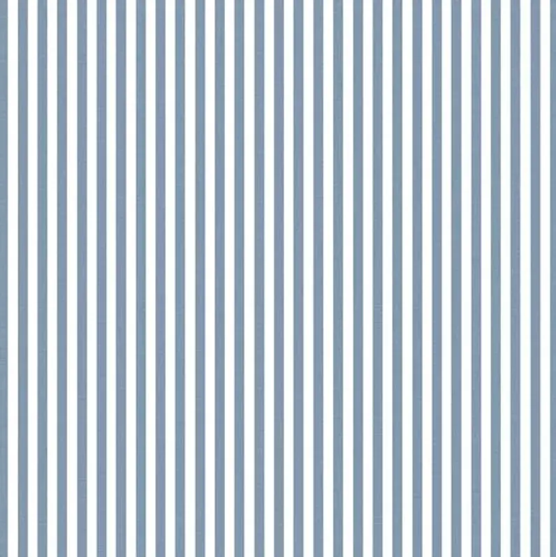 Hedren Headboard - Ticking Stripe - Handcrafted - Blue