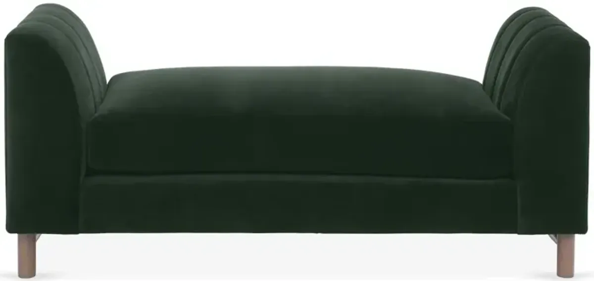 Alden Velvet Bench