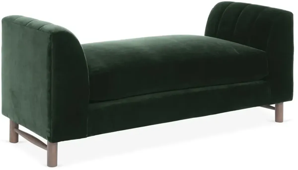 Alden Velvet Bench