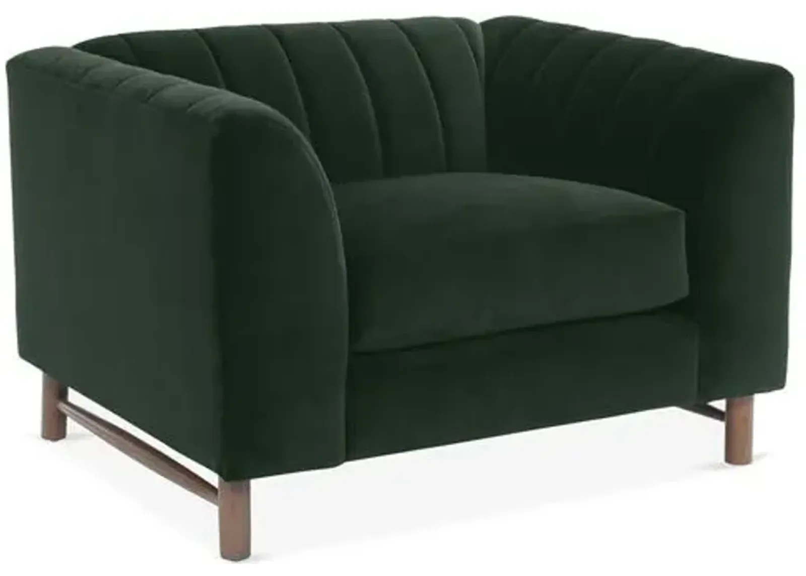 Alden Velvet Club Chair