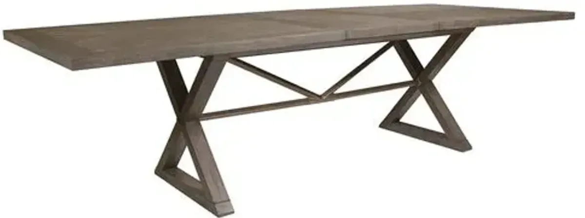 Ringo Extension Dining Table - Grigio Warm Gray - Artistica