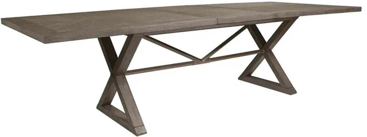 Ringo Extension Dining Table, Grigio Warm Gray