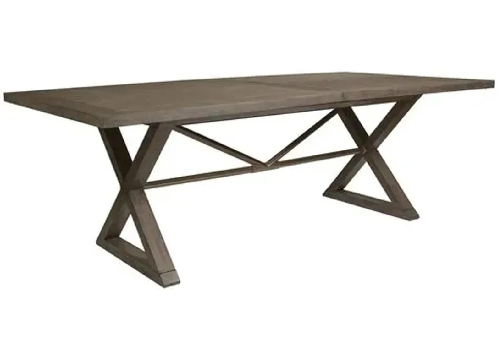 Ringo Extension Dining Table - Grigio Warm Gray - Artistica