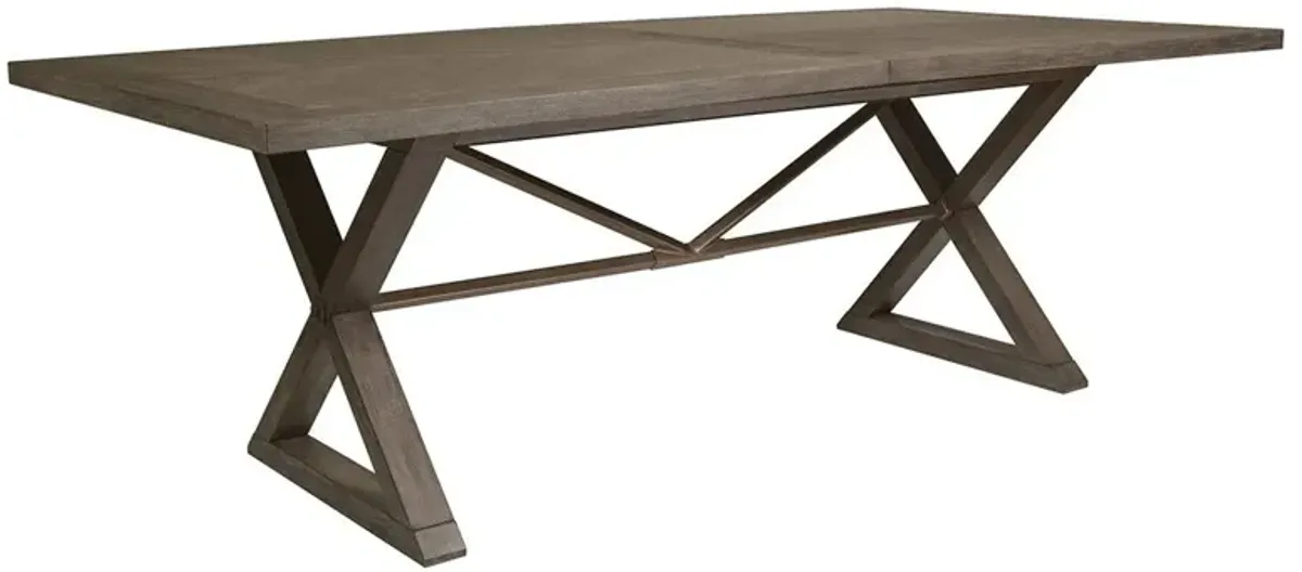 Ringo Extension Dining Table, Grigio Warm Gray