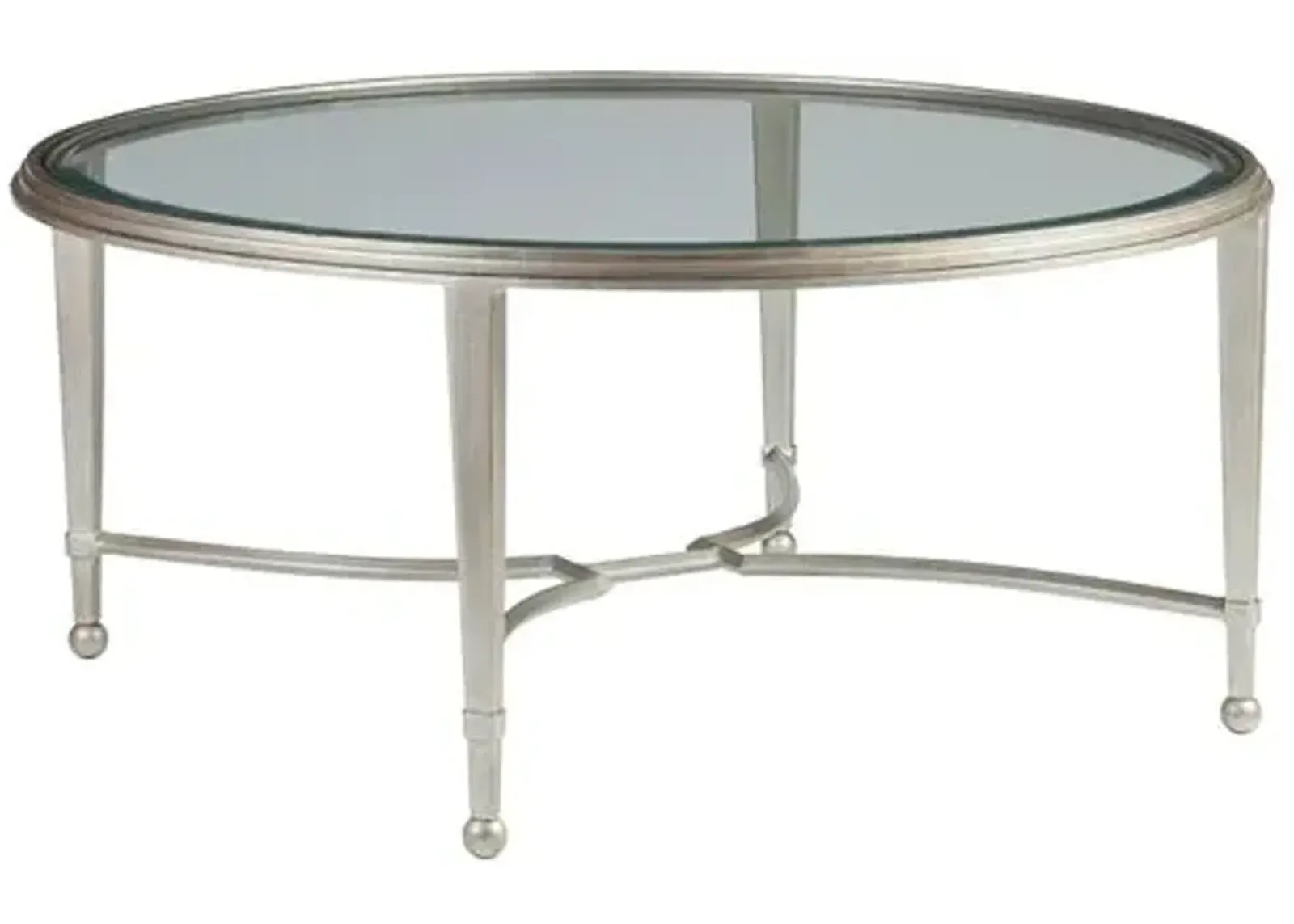 Sangiovese Round Coffee Table - Argento Silver - Artistica