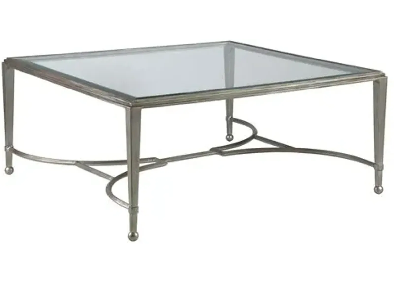 Sangiovese Square Coffee Table - Argento Silver - Artistica