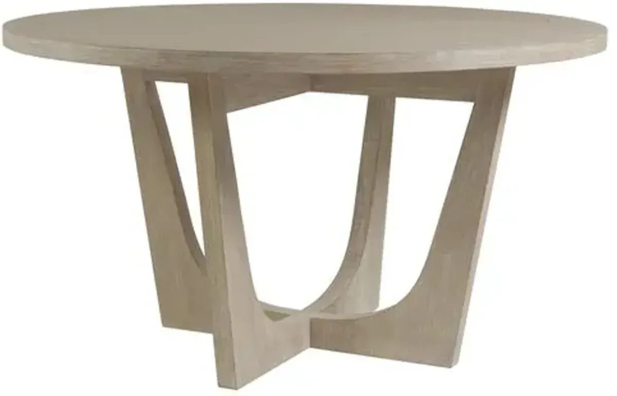 Brio Round Dining Table - Bianco White - Artistica