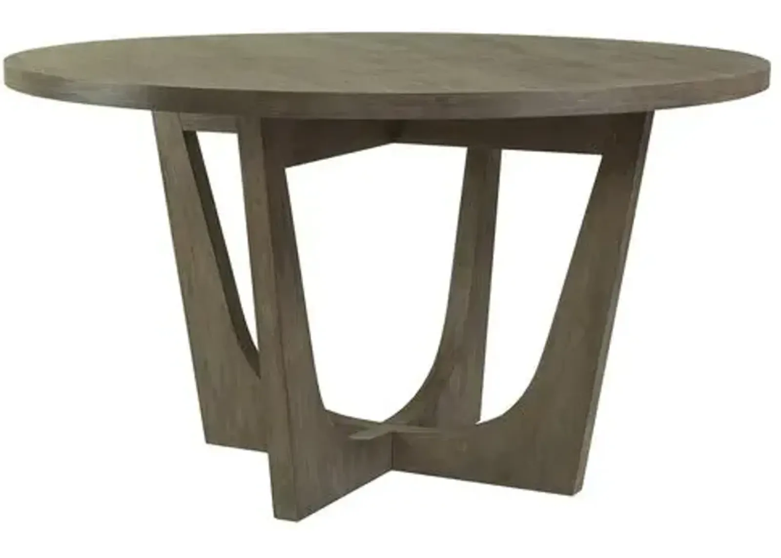 Brio Round Dining Table - Grigio Warm Gray - Artistica