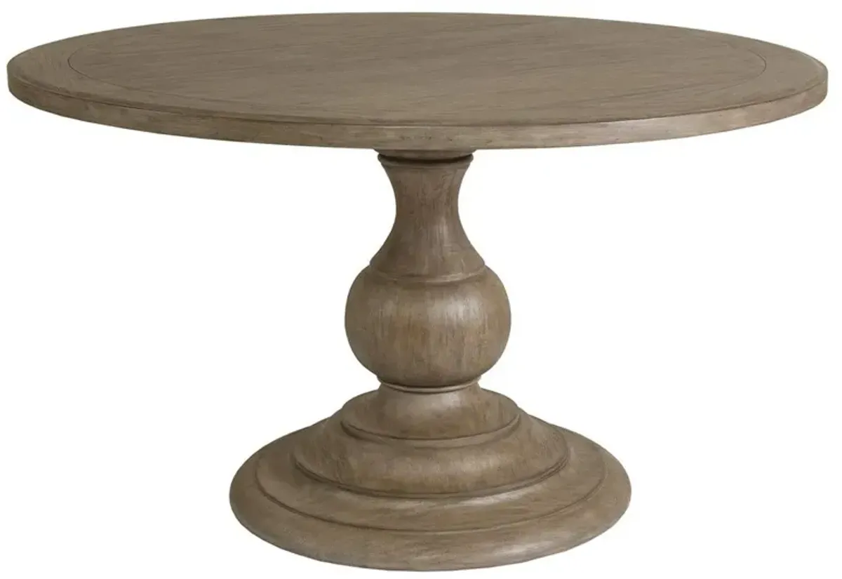 Axiom Round Dining Table, Grigio Warm Gray