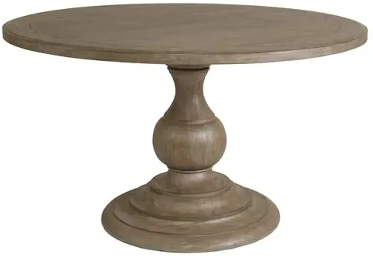 Axiom Round Dining Table - Grigio Warm Gray - Artistica