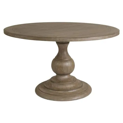 Axiom Round Dining Table - Grigio Warm Gray - Artistica