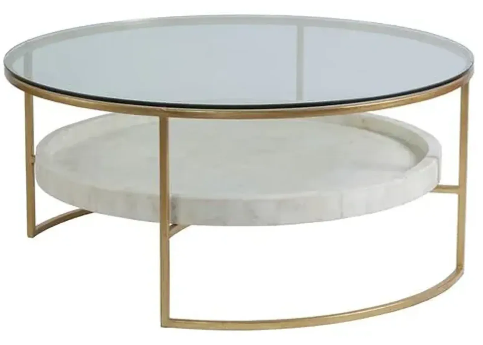 Cumulus Round Coffee Table - Artistica - Clear