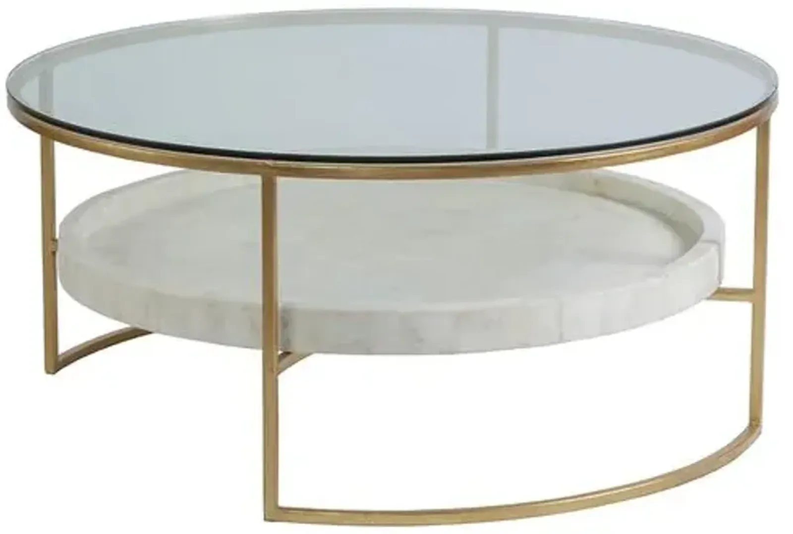 Cumulus Round Coffee Table - Artistica - Clear