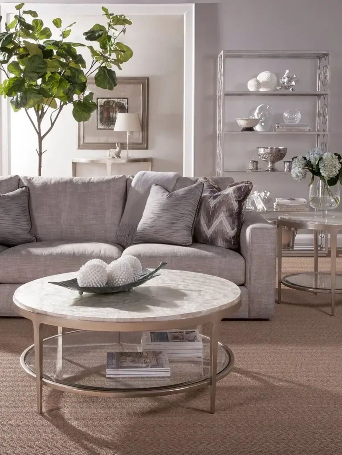 Gravitas Coffee Table, Champagne