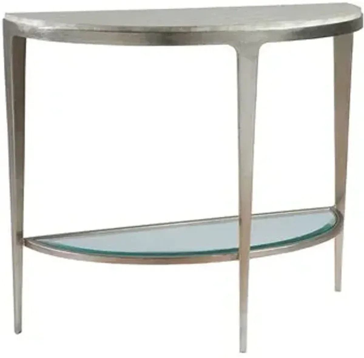 Gravitas Console - Champagne - Artistica - Silver