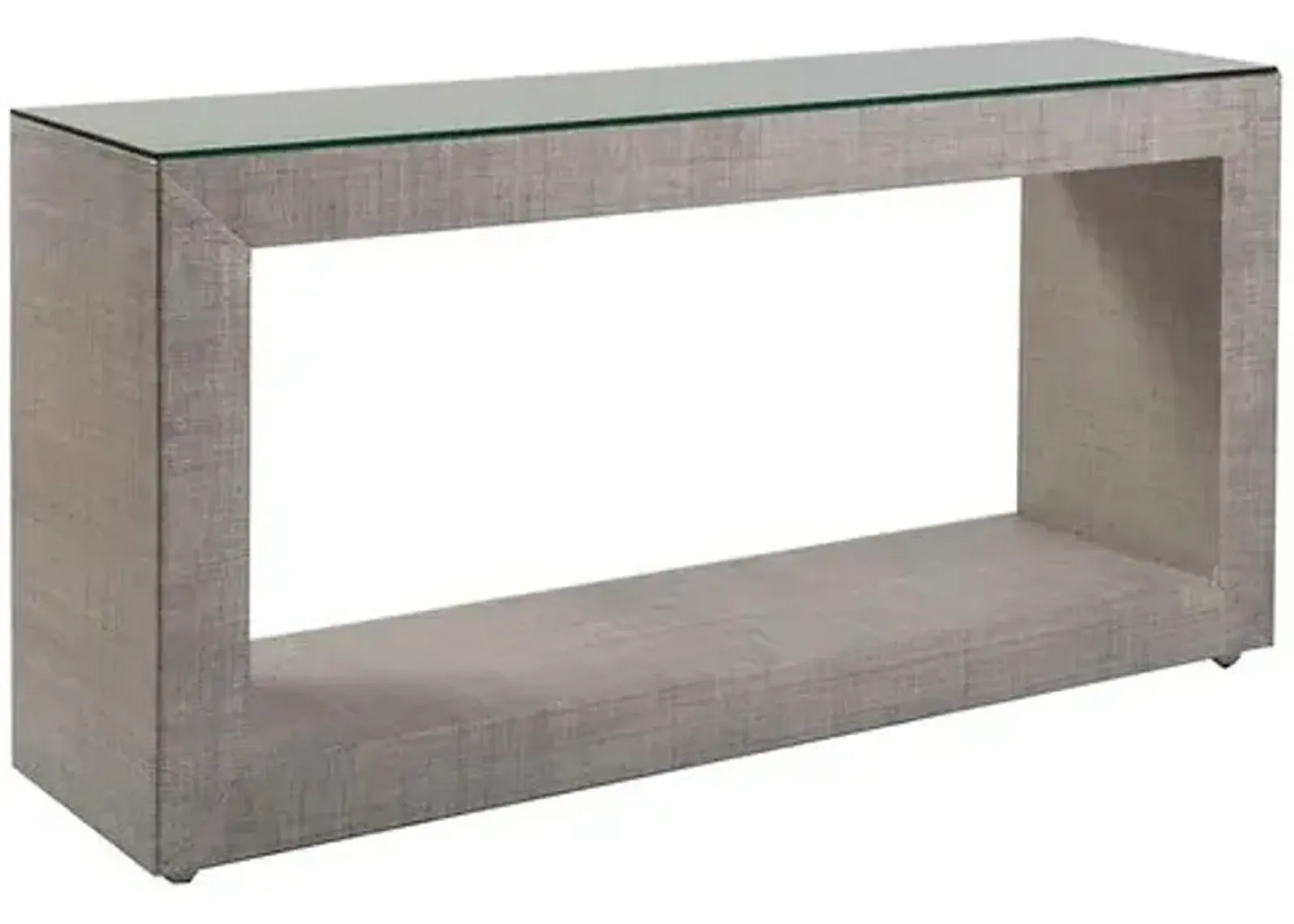 Precept Raffia Console - Light Gray - Artistica